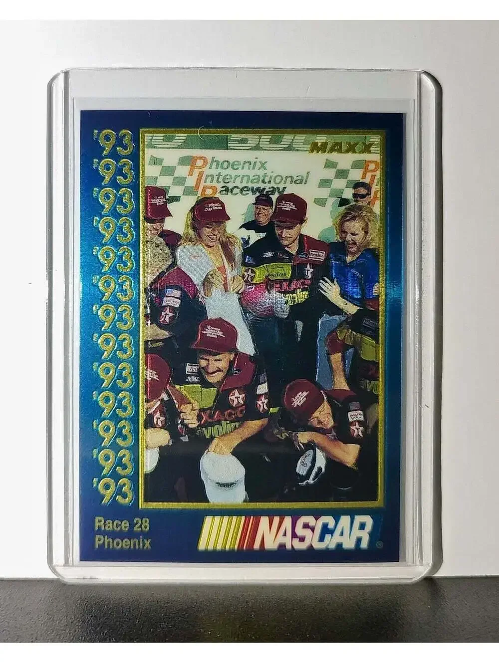 Race 28 Phoenix YR 1993 Maxx Premier Plus Racing #207 NASCAR Card Robert Yates